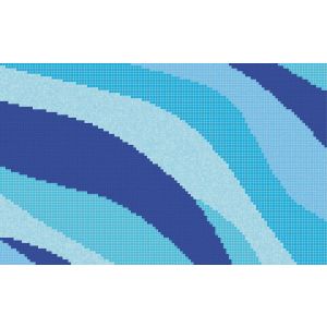 Bisazza / Mosaico - Decorations / Onde 20 Celeste (Pools)