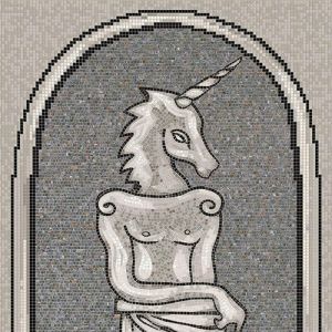 Bisazza / Mosaico - Decorations / Licorne Grise (Timeless)