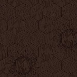 Bisazza / Wood - Decorations / Floral Moka