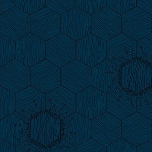 Bisazza / Wood - Decorations / Floral Denim