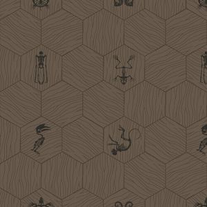 Bisazza / Wood - Decorations / New Gingham Marron Glacé
