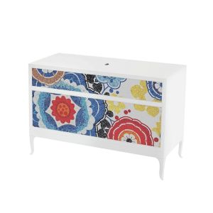 Bisazza / Consoles without washbasin / Bagno - the wanders collection / Quadro Vanity Bloem