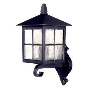 Elstead Lighting / Outdoor Wall Lights / Winchester Up Lantern Black