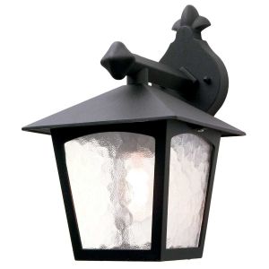 Elstead Lighting / Outdoor Wall Lights / York Down Lantern Black