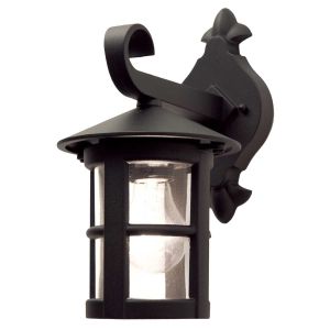 Elstead Lighting / Outdoor Wall Lights / Hereford 1 Down Lantern Black