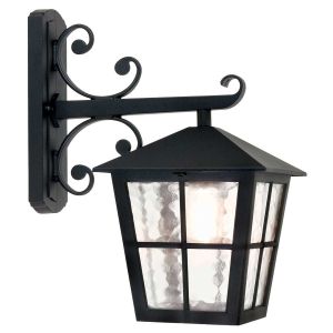 Elstead Lighting / Outdoor Wall Lights / Canterbury Down Lantern Black