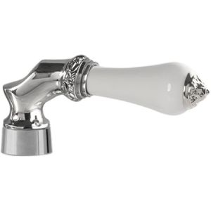 Bronces Mestre / Knobs for Shower Systems / Handle kit for shower system with white porcelain 058545.L00.50