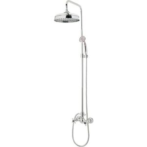 Bronces Mestre / Shower Sets / Shower set with column and black porcelain 035019.CN0.50