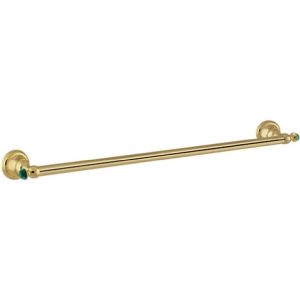Bronces Mestre / Towel Holders / Towel rail 600mm with malachite stone 036872.ML0.01