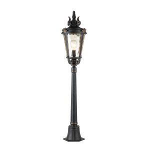 Elstead Lighting / Outdoor Post Lights / Baltimore 1 Medium Pillar Weathered Bronze