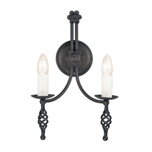 Elstead Lighting / Wall Lights / Belfry 2 Black
