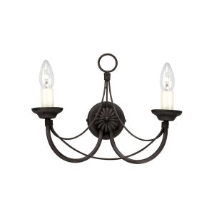 Elstead Lighting / Wall Lights / Carisbrooke 2 Black