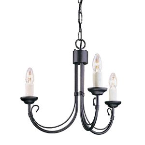 Elstead Lighting / Chandeliers / Chartwell 3 Black