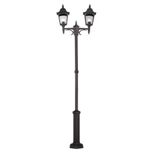Elstead Lighting / Outdoor Post Lights / Chapel Twin Black