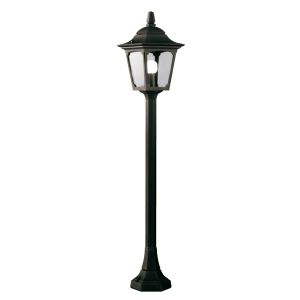 Elstead Lighting / Outdoor Post Lights / Chapel Mini Pillar Lantern Black
