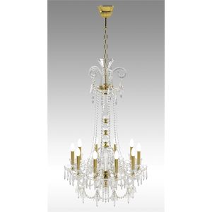 Italian Luxury Lighting / Chandeliers / Elegance Crystal 10 Lights D1200 010