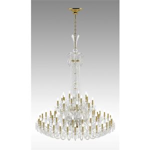 Italian Luxury Lighting / Chandeliers / Elegance Large Crystal 64 Lights D1200 064