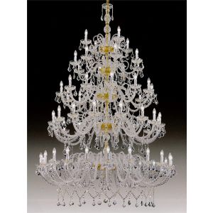 Italian Luxury Lighting / Chandeliers / Elegance Large Crystal 60 Lights D1301 060