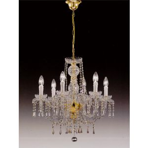 Italian Luxury Lighting / Chandeliers / Elegance Crystal 6 Lights D1310 006