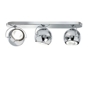 Fabbian / Spot Lighting / Beluga Steel D57 Wall & Ceiling 3 spots 