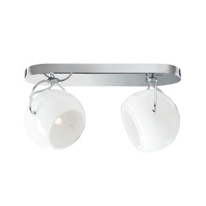 Fabbian / Spot Lighting / Beluga White D57 Wall & Ceiling 2 spots 