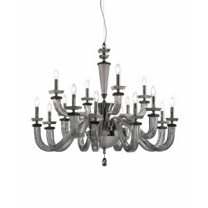 Euroluce Lampadari / Chandeliers / Desiderio Fumè L8+4+4