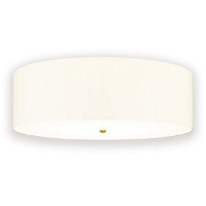 Elstead Lighting / Ceiling Lights / Fletcher 34 Flush Aged Brass with Ivory Shade