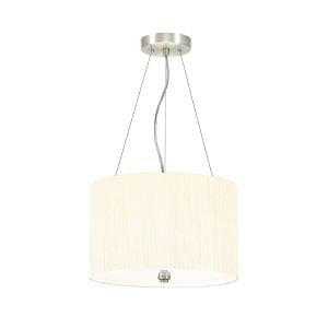 Elstead Lighting / Pendants & Suspension Lights / Pearce 14 Polished Chrome with Ivory Shade