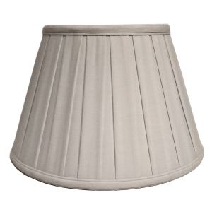 Elstead Lighting / Lampshades / 10 Cotton Box Pleat Oyster 25 cm