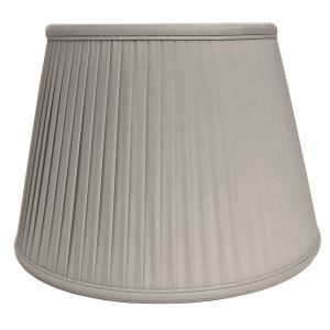 Elstead Lighting / Lampshades / 14 Cotton Fine Pencil Pleat Oyster 35 cm