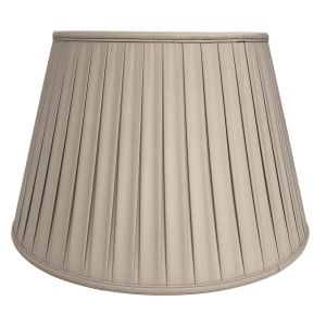 Elstead Lighting / Lampshades / 22 Cotton Box Pleat Oyster 56 cm
