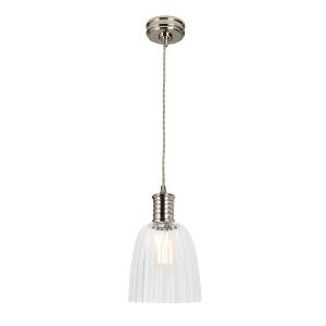 Elstead Lighting / Pendant Lights / Douille 1 Polished Nickel