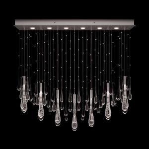 Fine Art Handcrafted Lighting / Pendants & Suspension Lights / Rain Rectangular 100138