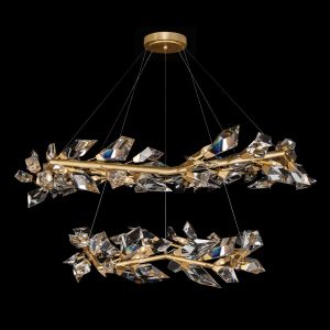 Fine Art Handcrafted Lighting / Pendant Lights / Foret 55″ Round 909140 
