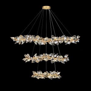Fine Art Handcrafted Lighting / Pendant Lights / Foret 71″ Round 921940 