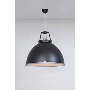 Original BTC / Pendants & Suspension Lights / Titan Size 5 Black Edition with Etched Glass