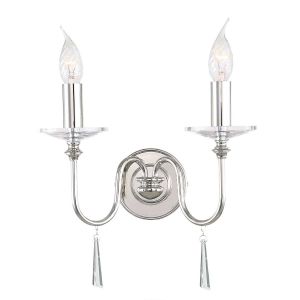 Elstead Lighting / Wall Lights / Finsbury Park 2 Polished Nickel