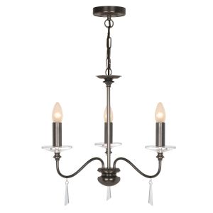 Elstead Lighting / Chandeliers / Finsbury Park 3 Old Bronze