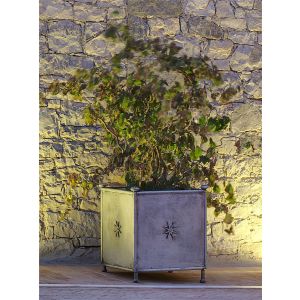 Officina Ciani / Outdoor Flower Boxes / Square From Stainless Steel GF4019VA Monastero