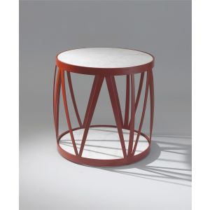 Officina Ciani / Outdoor Coffee tables / with Marble Top GF4023CT-RO Zig zag