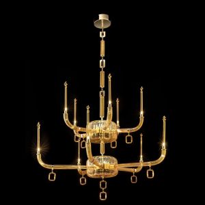Glass & Glass Murano / Chandeliers / Contemporary Venetian C-Aurea