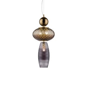 Euroluce Lampadari / Pendants & Suspension Lights / Harmony Small Fumè Brown