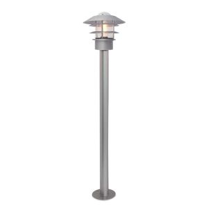 Elstead Lighting / Outdoor Bollard Lights / Helsingor 1 Lantern Silver