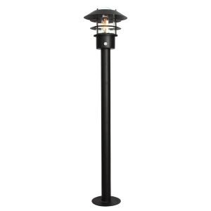 Elstead Lighting / Outdoor Bollard Lights / Helsingor 1 Lantern with PIR Black