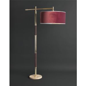 Officina Ciani / Floor Lamps / Brass HL1006FL-1-dw Galuchat