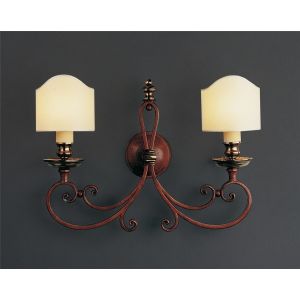 Officina Ciani / Wall Sconces / Iron with Brass Details HL1018WA-2 Opanca