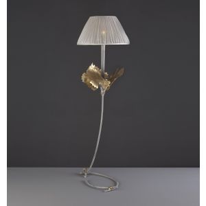 Iron Table Lamp with Leaves HL1073TA-1 Raspo by Officina Ciani