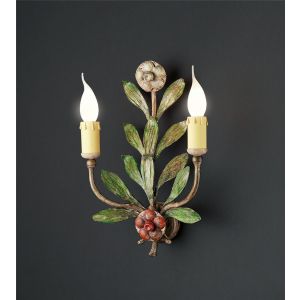 Officina Ciani / Wall Sconces / Wrought Iron HL1077WA-2s Vaso fiorito