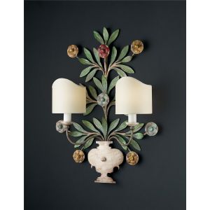 Officina Ciani / Wall Sconces / Wrought Iron HL1077WA-4b Vaso fiorito
