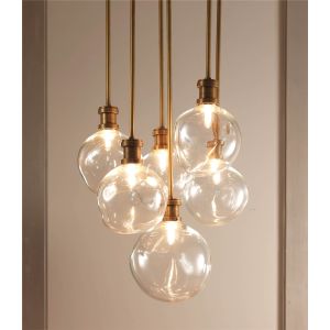 Officina Ciani / Chandeliers / Brass with Murano Glass Bowl HL1078CH-6 My dancer